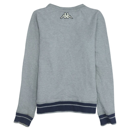Kappa Men's Grey Athletic Logo Sweatshirt XS Pullover