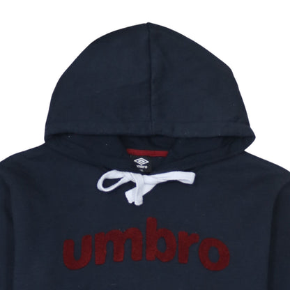 Umbro Men’s Blue Pullover Hoodie 2XL Regular Fit Sportswear