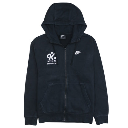 Nike Men's Black Full Zip Hoodie Size L Sports Fleece Sweatshirt