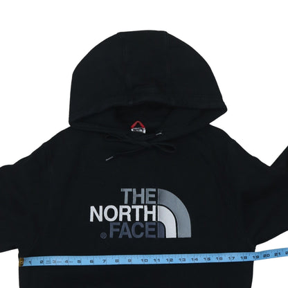 The North Face Men's Black Pullover Hoodie Small Logo Graphic Hooded Top