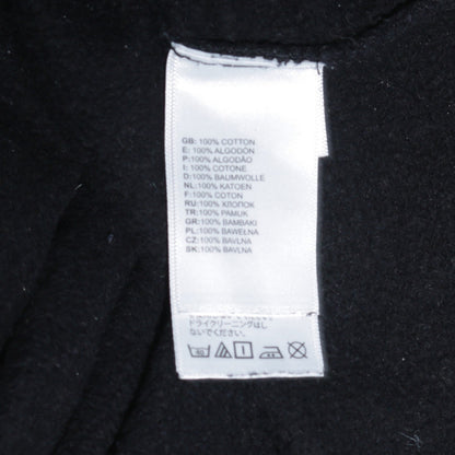 The North Face Men's Black Pullover Hoodie Small Logo Graphic Hooded Top