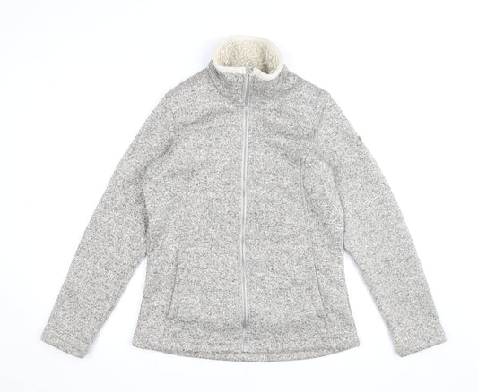 Regatta Womens Grey Fleece Full Zip Jumper Size 12