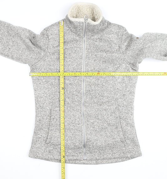 Regatta Womens Grey Fleece Full Zip Jumper Size 12