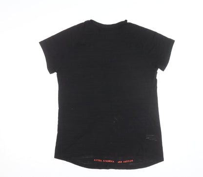 Next Women’s Black Short Sleeve Sports T-Shirt Size 12