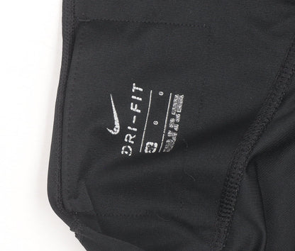 Nike Women's Black Dri-Fit Just Do It Leggings Size L