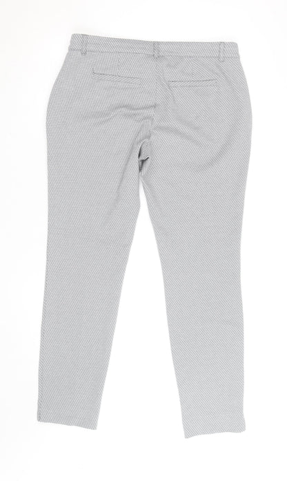 Street One Men's Grey Slim Fit Chino Trousers Size M