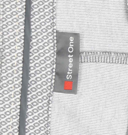 Street One Men's Grey Slim Fit Chino Trousers Size M