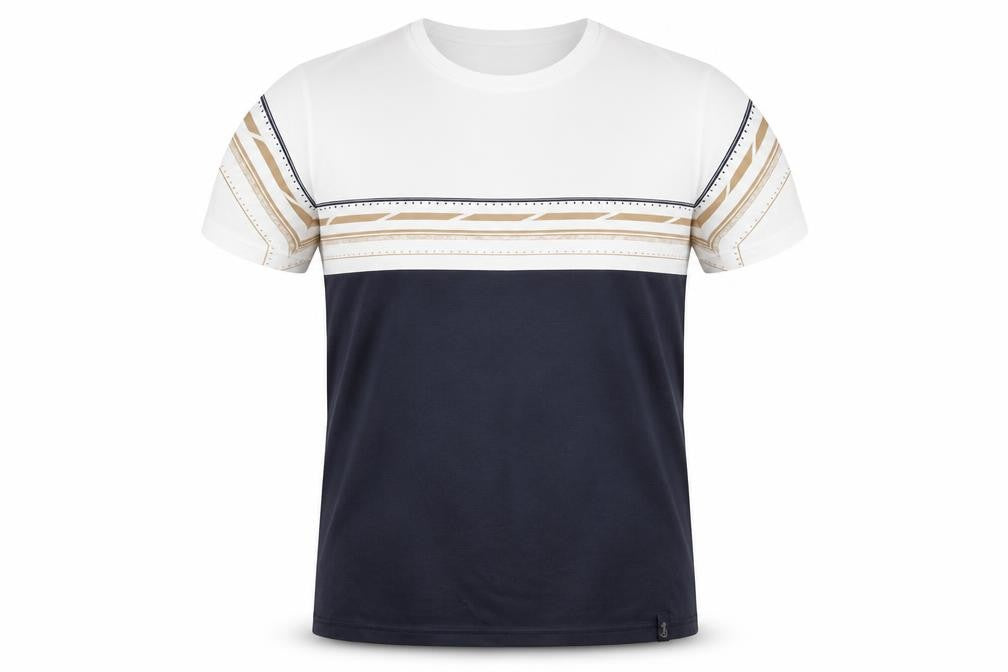Springfield Men's Multicoloured Cotton Crew Neck T-Shirt Size L
