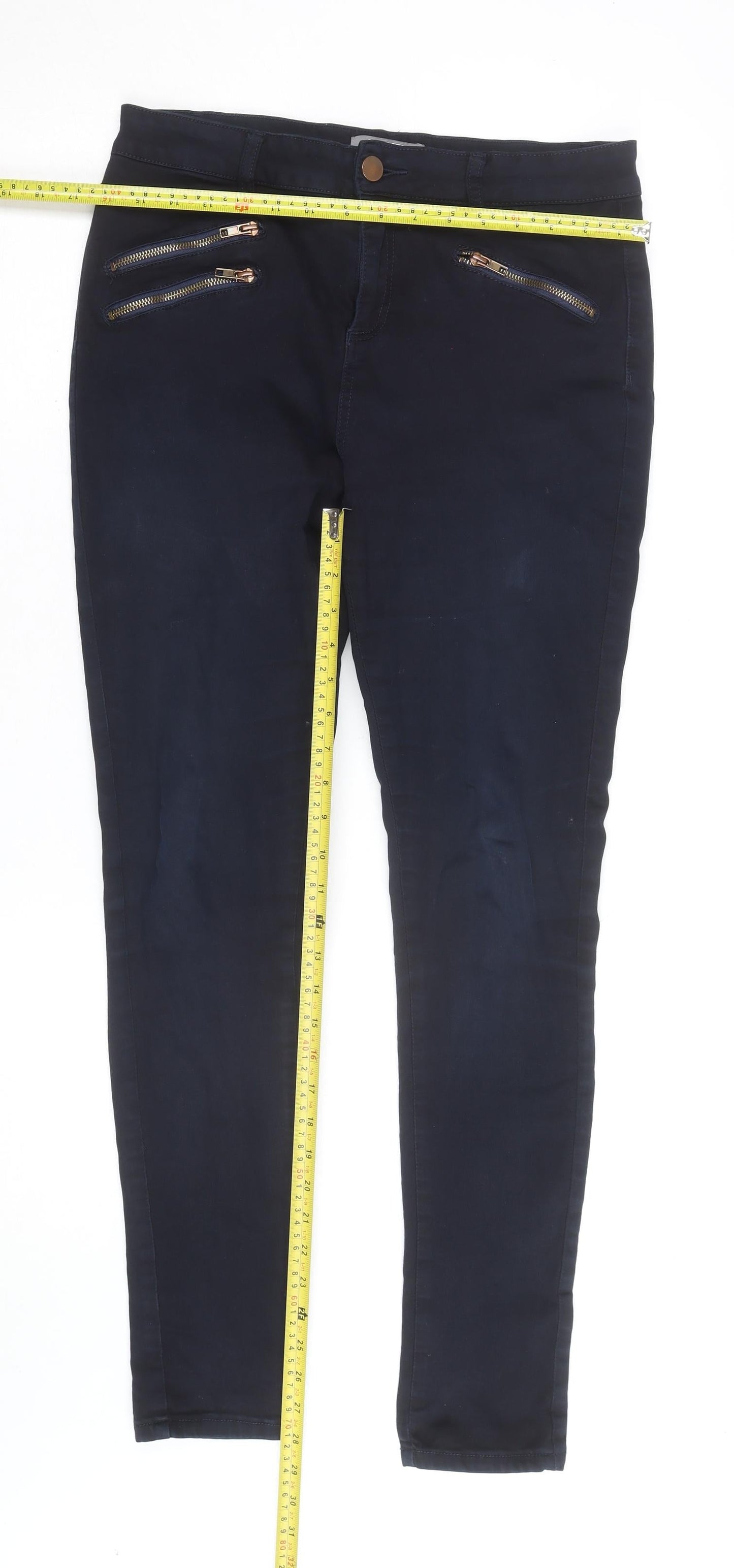 Dorothy Perkins Women’s Blue Bailey Jeggings Size 14 Slim Fit