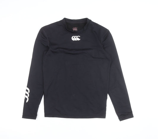Canterbury Men's Black Long Sleeve Athletic Rugby Top S