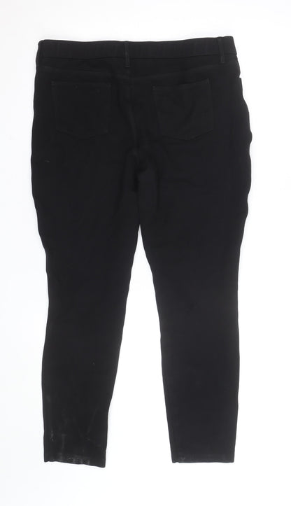 J.Crew Mercantile Womens Black Size 12 Skinny Stretch Trousers
