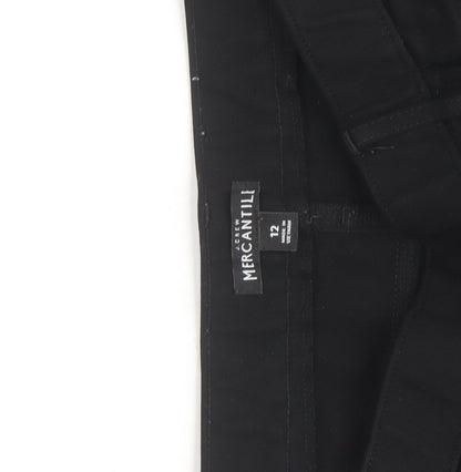 J.Crew Mercantile Womens Black Size 12 Skinny Stretch Trousers