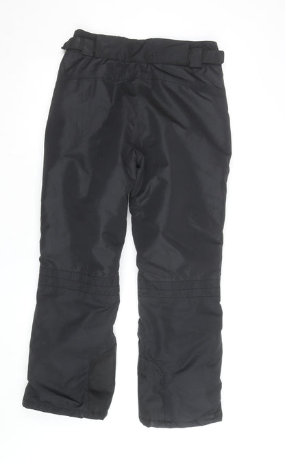 Crivit Pro Men's Black L Snow Pants Waterproof Insulated Winter Trousers