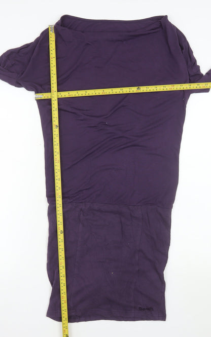 Bench Women's Purple XS Long Sleeve Shift Dress