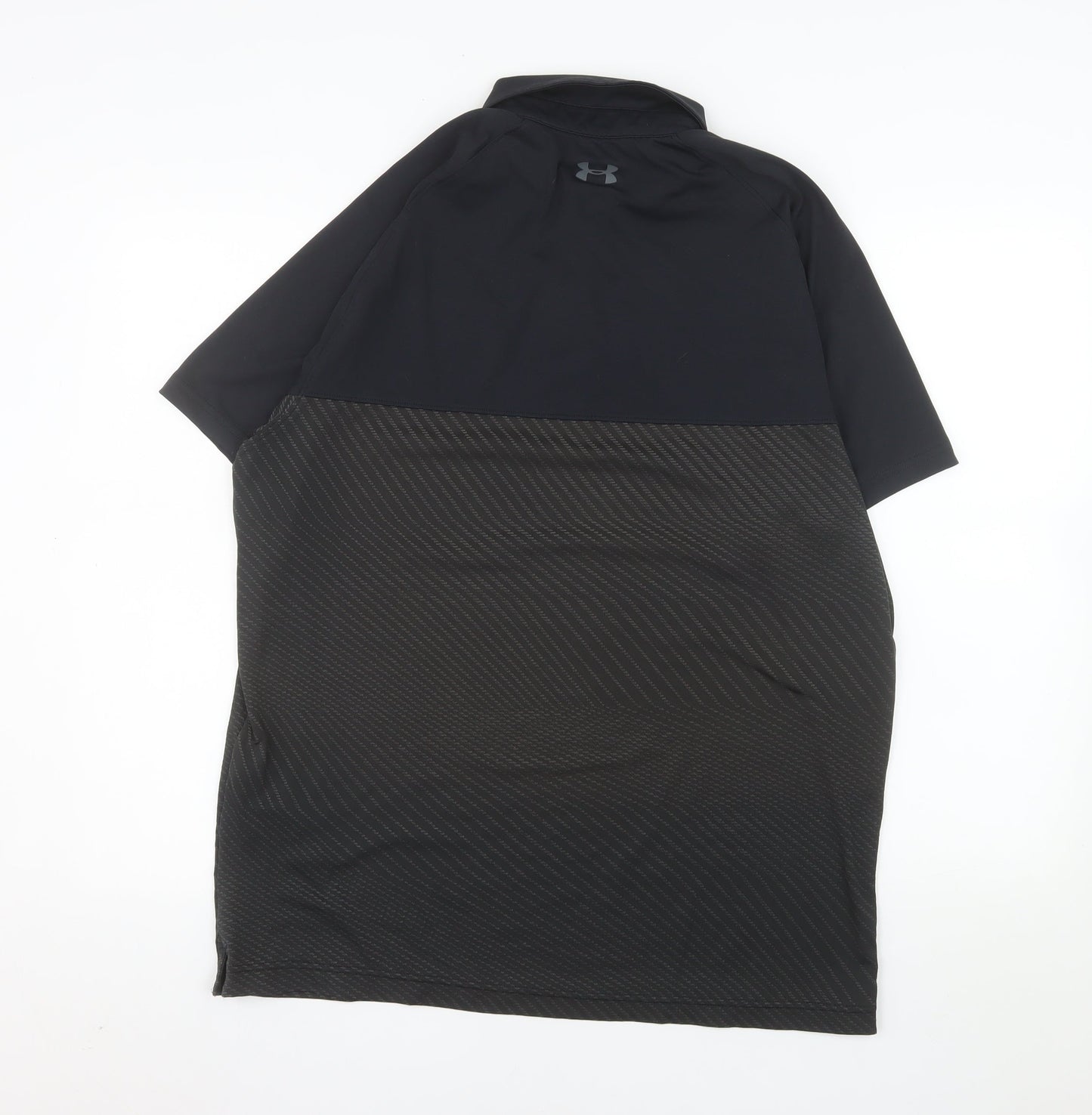 Under Armour Men's Black HeatGear Loose Fit Polo Shirt Size L
