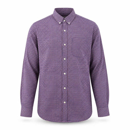 Gap Men’s Multicoloured Check Long Sleeve Button-Down Shirt L