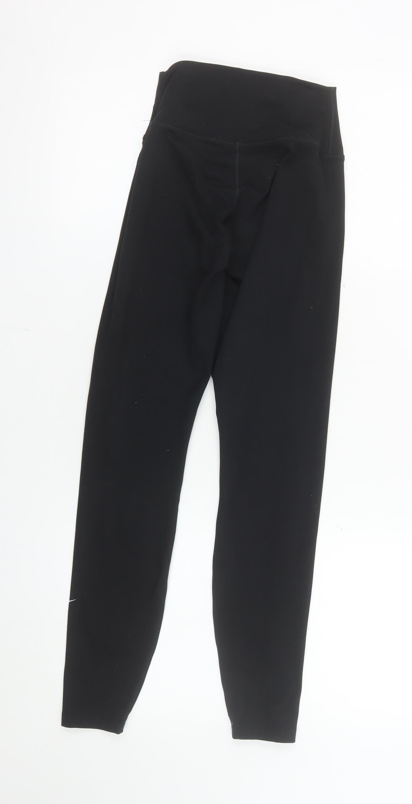 Nike Womens Black XS Dri-FIT Leggings Slim Fit Athleisure Activewear