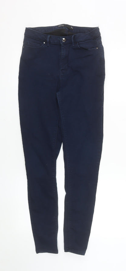 Dunnes Stores Women’s Blue Skinny Jeans Size 10 Mid Rise Stretch Denim