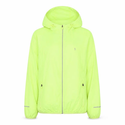 Atmosphere Women’s Yellow Hooded Windbreaker Jacket Size 10