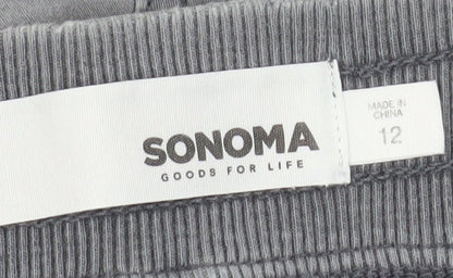 Sonoma Goods For Life Women's Grey Cargo Shorts Size 12