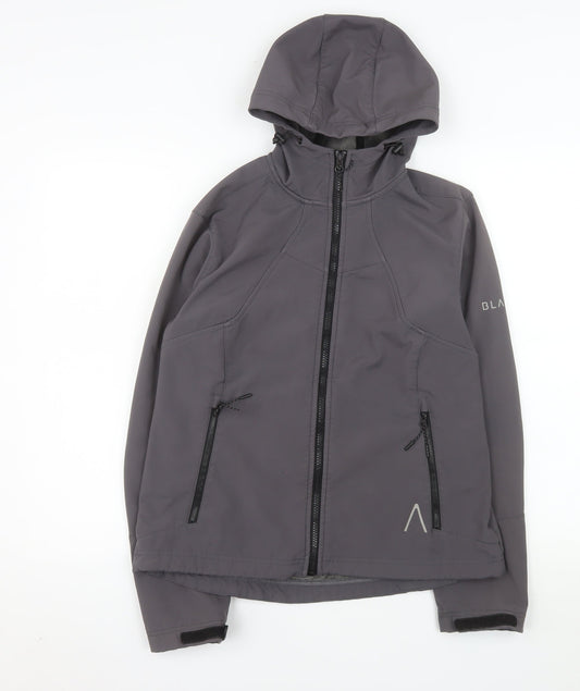 Black by Dublin Men’s Grey Softshell Hooded Jacket Size M
