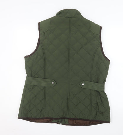 Weatherproof Men’s Green Quilted Waistcoat XL Padded Outdoor Gilet
