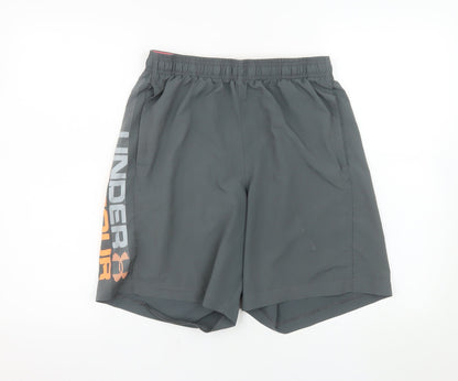 Under Armour Mens Grey Medium Athletic HeatGear Shorts