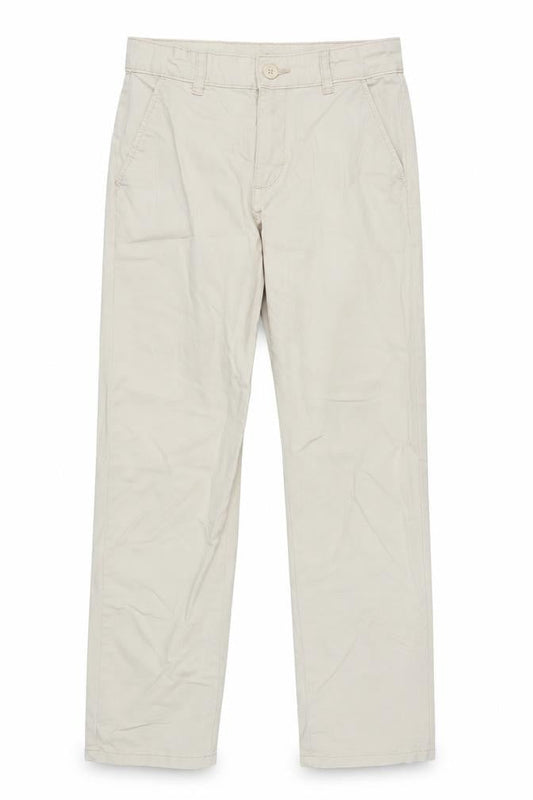 Dunnes Stores Boys Beige Chino Trousers 10-11 Years Cotton Blend