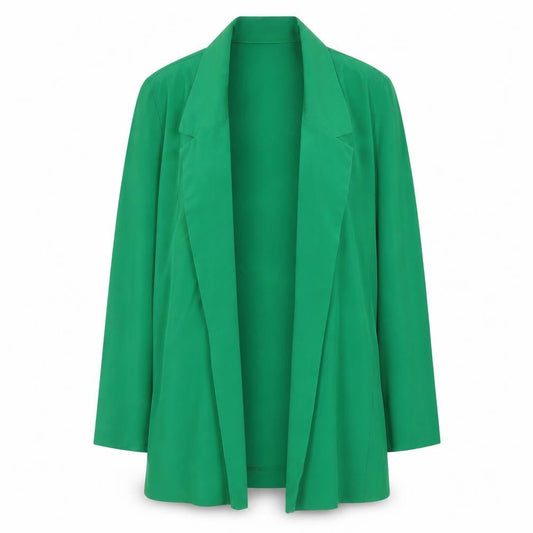 Stradivarius Women’s Green Regular Fit Single Breasted Blazer Size 12