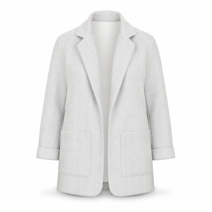 Dunnes Women’s Grey Coatigan Small Mid-Length Knit Jacket