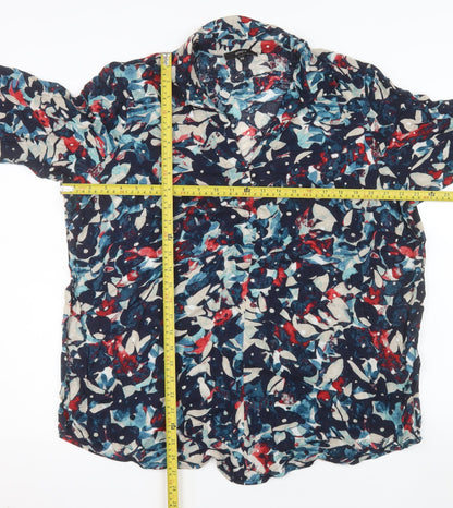 Bonita Womens Multicoloured Floral Viscose Tunic Blouse Size 18