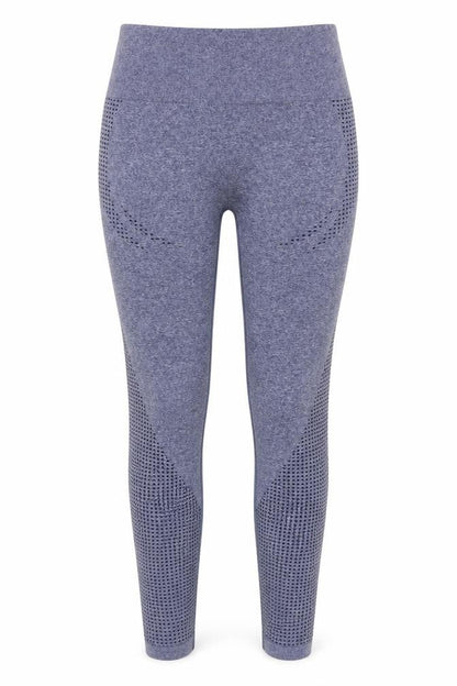 Dunnes Womens Blue Seamless Gym Leggings Size S