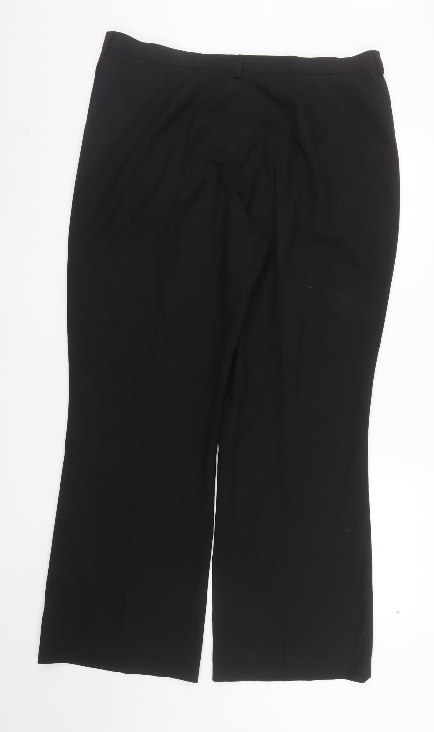 Coppinger Women's Black Size 18 Straight Leg Dress Pants