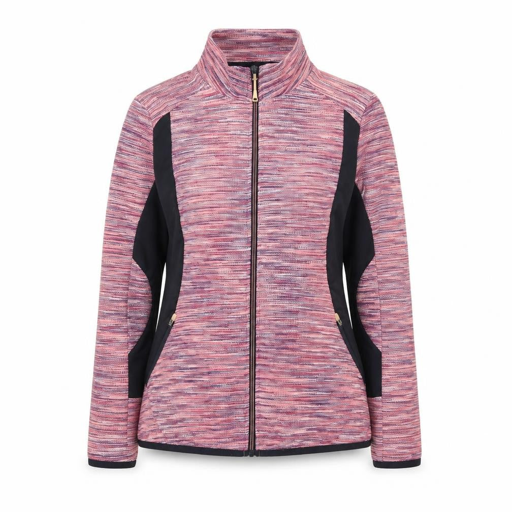 St Bernard Women’s Pink Full Zip Lightweight Stretch Jacket Size L