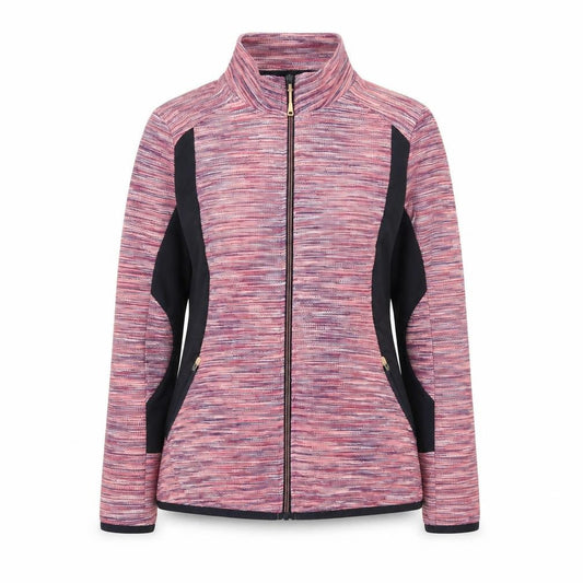 St. Bernard Women’s Pink Full Zip Lightweight Stretch Jacket Size L