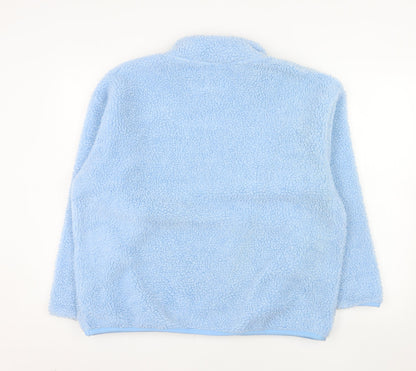 Disney Women’s Blue XS Fleece Stitch 1/4 Zip Jacket
