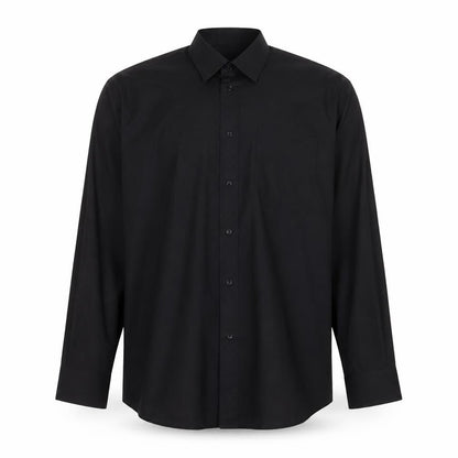 Cedarwood State Men's Black 17.5in Long Sleeve Button-Up Shirt