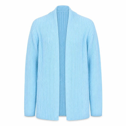 Signature Experience Women's Blue Open Knit Cardigan M