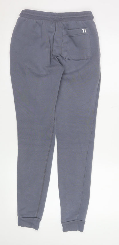 11 Degrees Men's Grey Jogger Sweatpants XS Cotton Blend