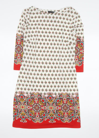 Atmosphere Women’s Multicoloured Geometric Shift Dress Size 12
