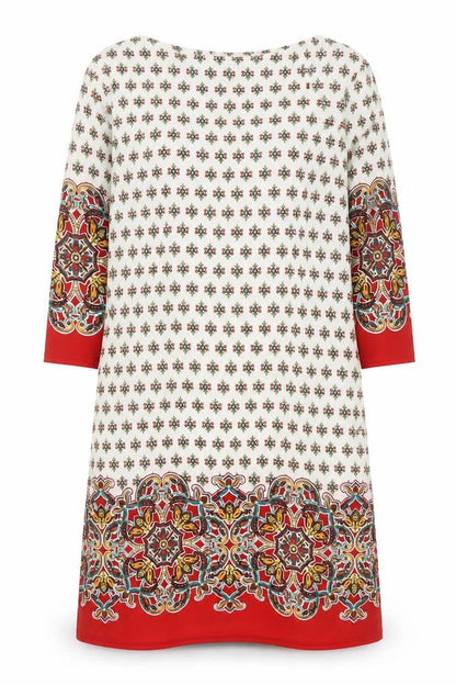 Atmosphere Women’s Multicoloured Geometric Shift Dress Size 12
