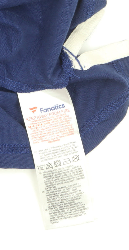 Fanatics England Rugby Men's Blue Cotton T-Shirt Size L