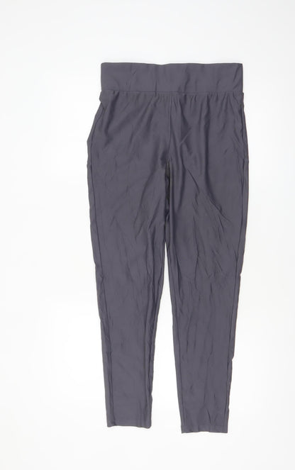ASOS DESIGN Womens Grey Leggings Size 12 Slim Fit Activewear