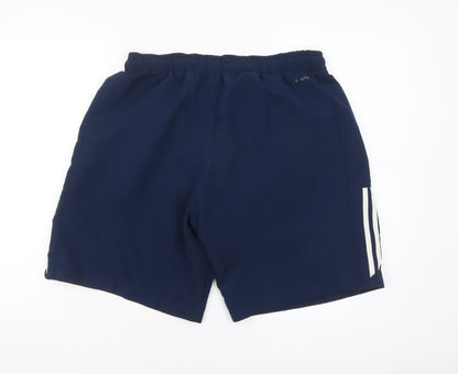 Adidas Men's Blue Sport Essentials Climalite Athletic Shorts Size L