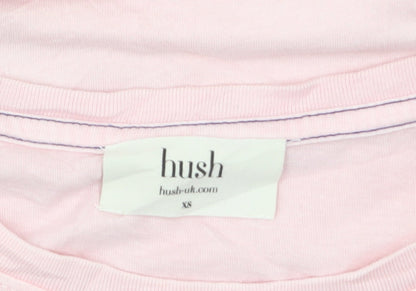 Hush Women's Pink Cotton Paradise Print T-Shirt XS