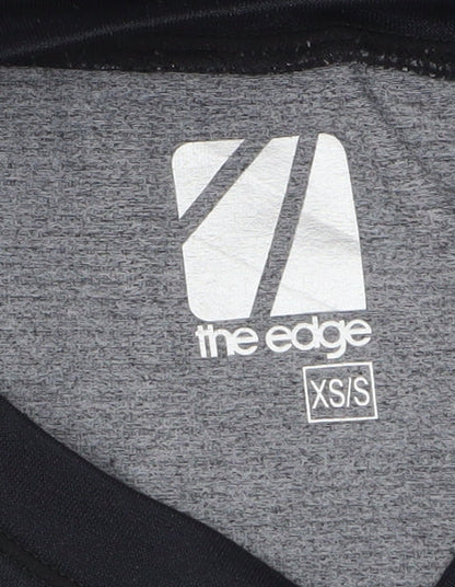 The Edge Womens Black XS Long Sleeve Compression Top