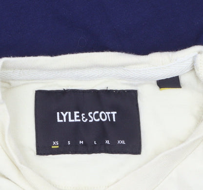 Lyle & Scott Men's Multicoloured Crew Neck Cotton T-Shirt Size S