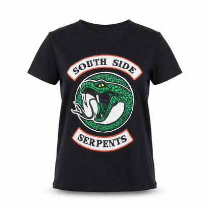 New Look Women’s Black South Side Serpents T-Shirt Size 6