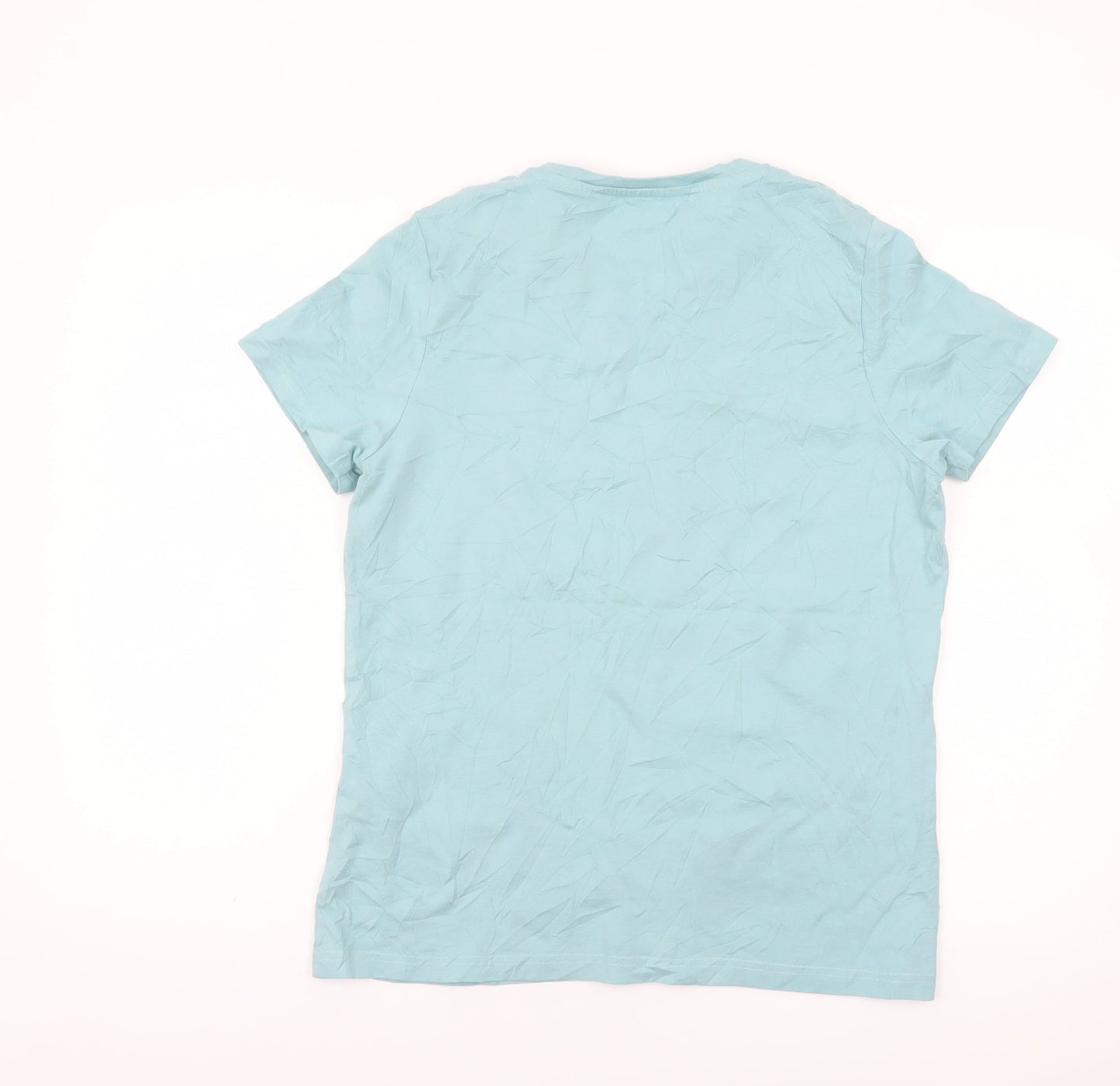 Mountain Warehouse Women's Blue Organic Cotton T-Shirt Size 14