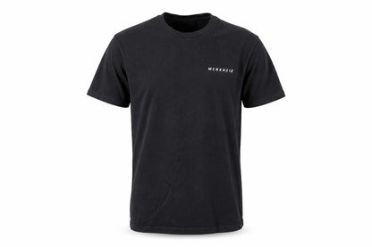 McKenzie Men's Black Crew Neck Short Sleeve Cotton T-Shirt Size M